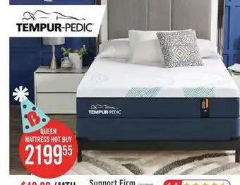 The Brick Tempur-Pedic TEMPUR Support Firm Queen Mattress offer