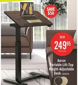 The Brick Aaron Portable Lift-Top Height-Adjustable Desk offer