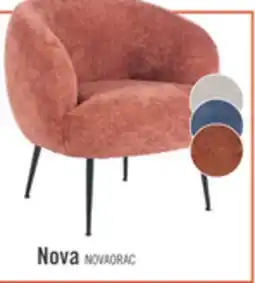 The Brick Nova 28.7 Boucle Fabric Accent Chair - Orange offer