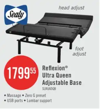 The Brick Sealy Reflexion Ultra Lifestyle Base - Queen offer