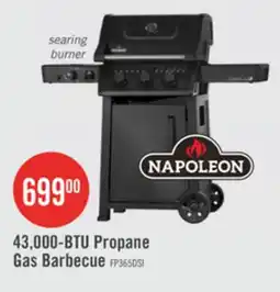 The Brick Napoleon 365 43,000-BTU Propane Gas BBQ with Infrared Side Burner - FP365DSIBPMK-1 offer