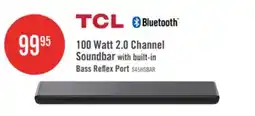 The Brick TCL 2.0 CH Bluetooth Dolby Atmos DTS Virtual:X Soundbar (S45H) offer