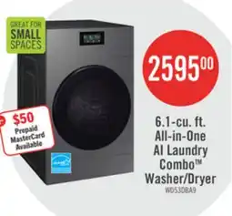 The Brick Samsung Bespoke 6.1 Cu. Ft. All-in-One AI Laundry Combo Washer/Dryer - WD53DBA900HZA1 offer
