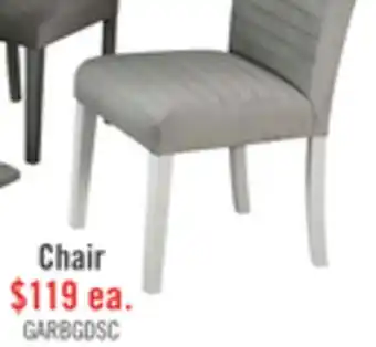 The Brick Garbo Dining Chair with Velvet Fabric, Wood - Grey offer