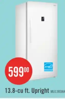 The Brick Midea 13.8 Cu. Ft. Convertible Upright Refrigerator-Freezer - MU138SWAR1RC1 offer