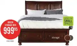 The Brick Chelsea Platform Storage Bed with Headboard & Frame, Cherry Brown - Queen Size offer