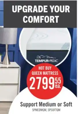 The Brick Tempur-Pedic TEMPUR Support Medium Queen Mattress offer