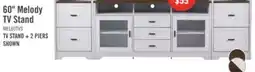 The Brick Melody 60 TV Stand with Storage and Cable Management for TVs up to 65- White offer