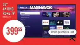 The Brick Magnavox 55 4K Ultra HD Roku Smart TV offer