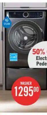 The Brick Electrolux 5.2 Cu. Ft. Front-Load High-Efficiency Steam Washer - Titanium - Stackable - ELFW7637AT offer
