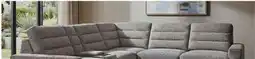 The Brick Shaquille O'Neal Home Prestige 6-Piece Sectional with Power Reclining – Grey offer
