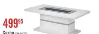 The Brick Garbo 52 Glam Coffee Table - White and Silver with Glitter Accents offer
