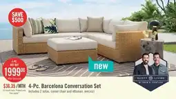 The Brick Scott Living Barcelona 4-Piece Patio Set offer
