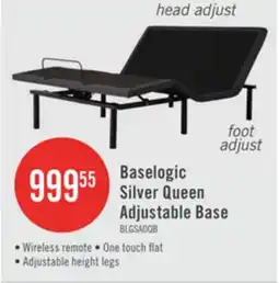 The Brick Baselogic Silver Queen Adjustable Base offer