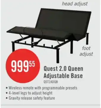 The Brick Quest 2.0 Queen Adjustable Base offer