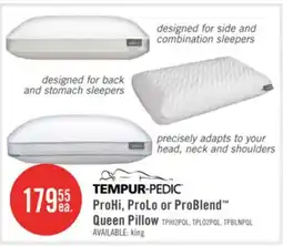 The Brick TEMPUR Align ProHi Queen Pillow - Side Sleeper offer
