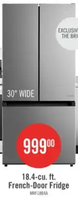 The Brick 18.4-cu. ft. French-Door Fridge offer