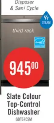 The Brick GE Top-Control Dishwasher with Sanitize Cycle - GDT670SMVES offer