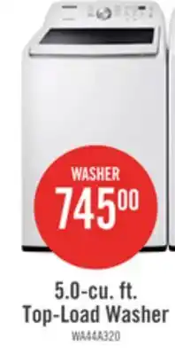 The Brick 5.0-cu. ft. Top-Load Washer offer