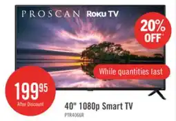 The Brick Proscan 40 Full HD Smart Roku TV (PTR4066) offer