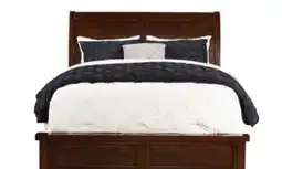 The Brick Sonoma Panel Bed with Headboard & Frame, Mango Brown - Queen Size offer