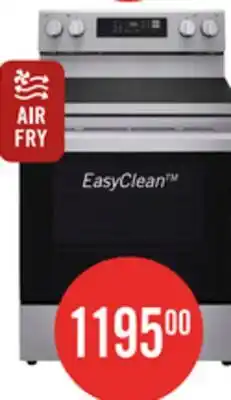 The Brick LG 6.3 Cu. Ft. Smart Electric Range with Air Fry - Stainless Steel - LREN6323YE offer