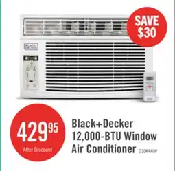 The Brick Black+Decker 12,000-BTU Window Air Conditioner offer