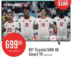 The Brick SAMSUNG 65 U8000H Crystal UHD 4K Smart Tizen TV (UN65U8000HFXZC) – 2026 Model offer