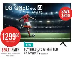 The Brick LG 65 QNED91 QNED Evo AI Mini-LED 4K Smart TV (55QNED91AUA.ACCQ) – 2026 Model offer