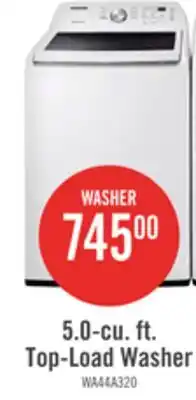 The Brick Samsung 5.1 Cu. Ft. Top-Load Washer - White - WA44A3205AW/A4 offer