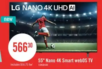 The Brick LG 55 NU850 Nano 4K Smart webOS TV (55NU850BPUA.ACC) – 2026 Model offer