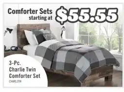 The Brick 3-Pc. Charlie Twin Comforter Set offer