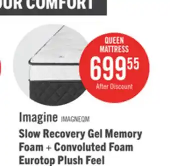 The Brick Springwall Encore Imagine Eurotop Plush Queen Mattress offer