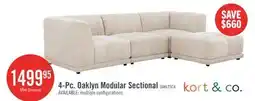The Brick 4-Pc. Oaklyn Modular Sectional offer