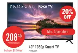 The Brick Proscan 40 Full HD Smart Roku TV (PTR4066) offer