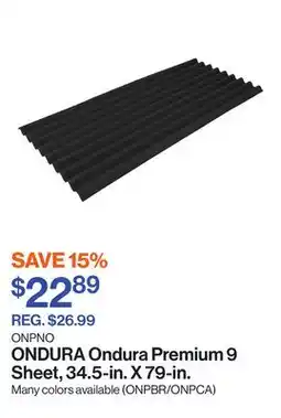 Patrick Morin Ondura Premium 9 Sheet, 34.5-in. X 79-in offer