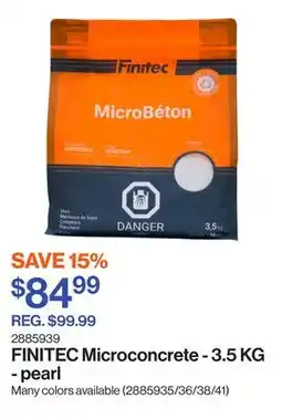 Patrick Morin Microconcrete - 3.5 KG - pearl offer