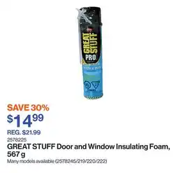 Patrick Morin Door and Window Insulating Foam offer