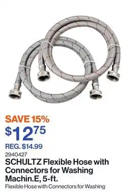Patrick Morin Flexible Hose with Connectors for Washing Machin.E, 5-ft offer