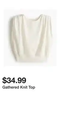 H&M Gathered Knit Top offer