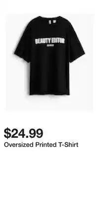 H&M Oversized Printed T-Shirt offer