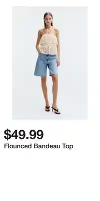 H&M Flounced Bandeau Top offer