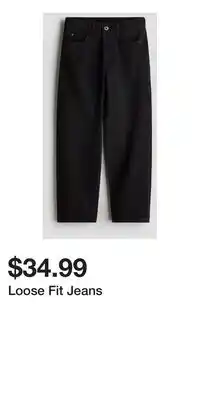 H&M Loose Fit Jeans offer