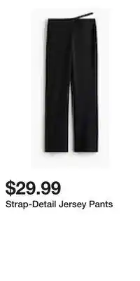 H&M Strap-Detail Jersey Pants offer