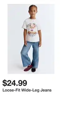 H&M Loose-Fit Wide-Leg Jeans offer