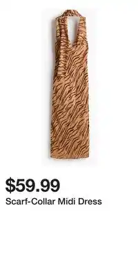 H&M Scarf-Collar Midi Dress offer