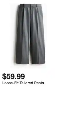 H&M Loose-Fit Tailored Pants offer