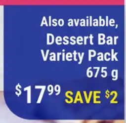 M & M Food Market Dessert Bar Variety Pack offer