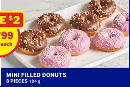 M & M Food Market MINI FILLED DONUTS 8 PIECES offer
