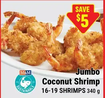 M & M Food Market Jumbo Coconut Shrimp offer